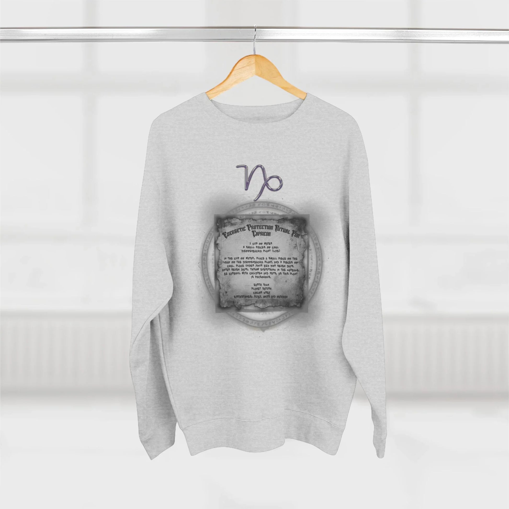 Capricorn Protection Ritual Graphic Sweatshirt - Brazilian Folk Magik