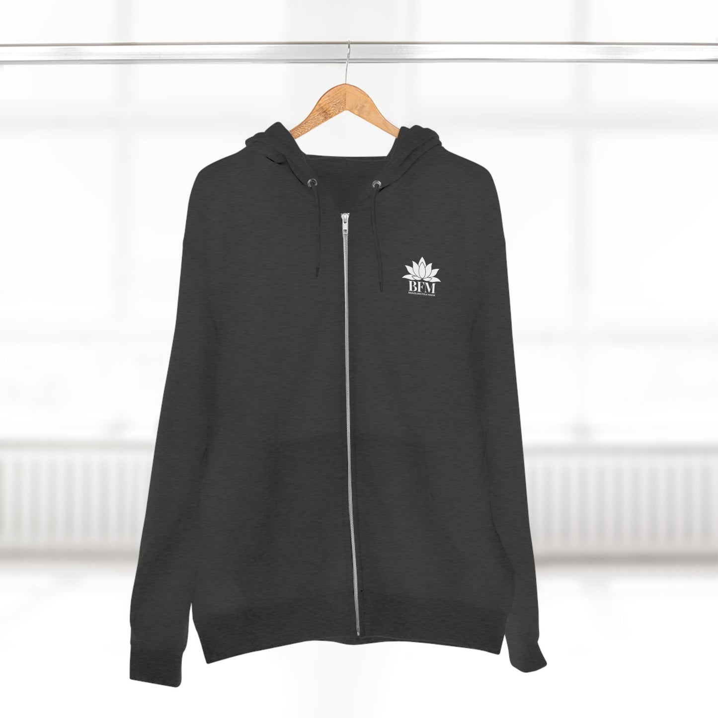 Pisces Zodiac Zip Hoodie — Twin Koi Fish Astrology Design