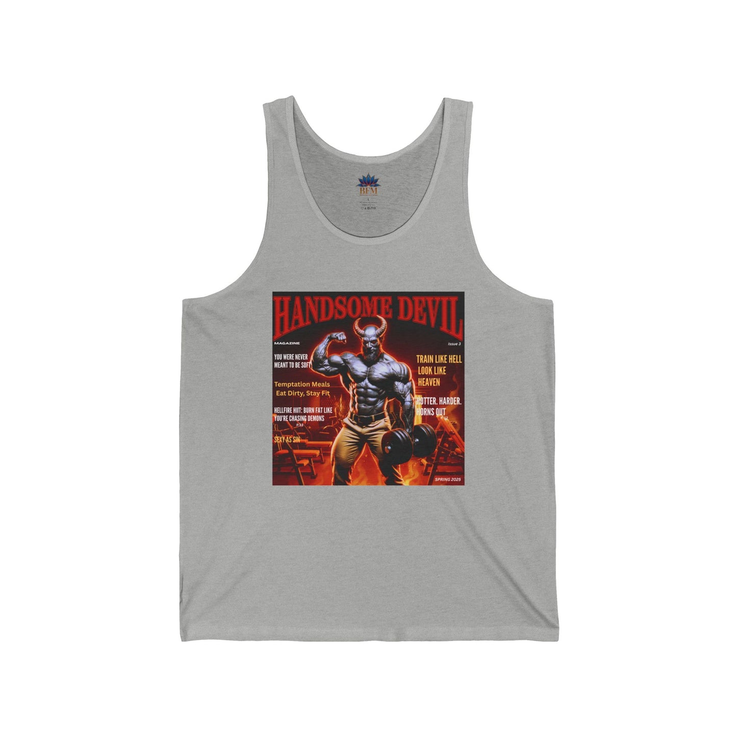 Handsome Devil Jersey Tank - Workout & Gym Apparel