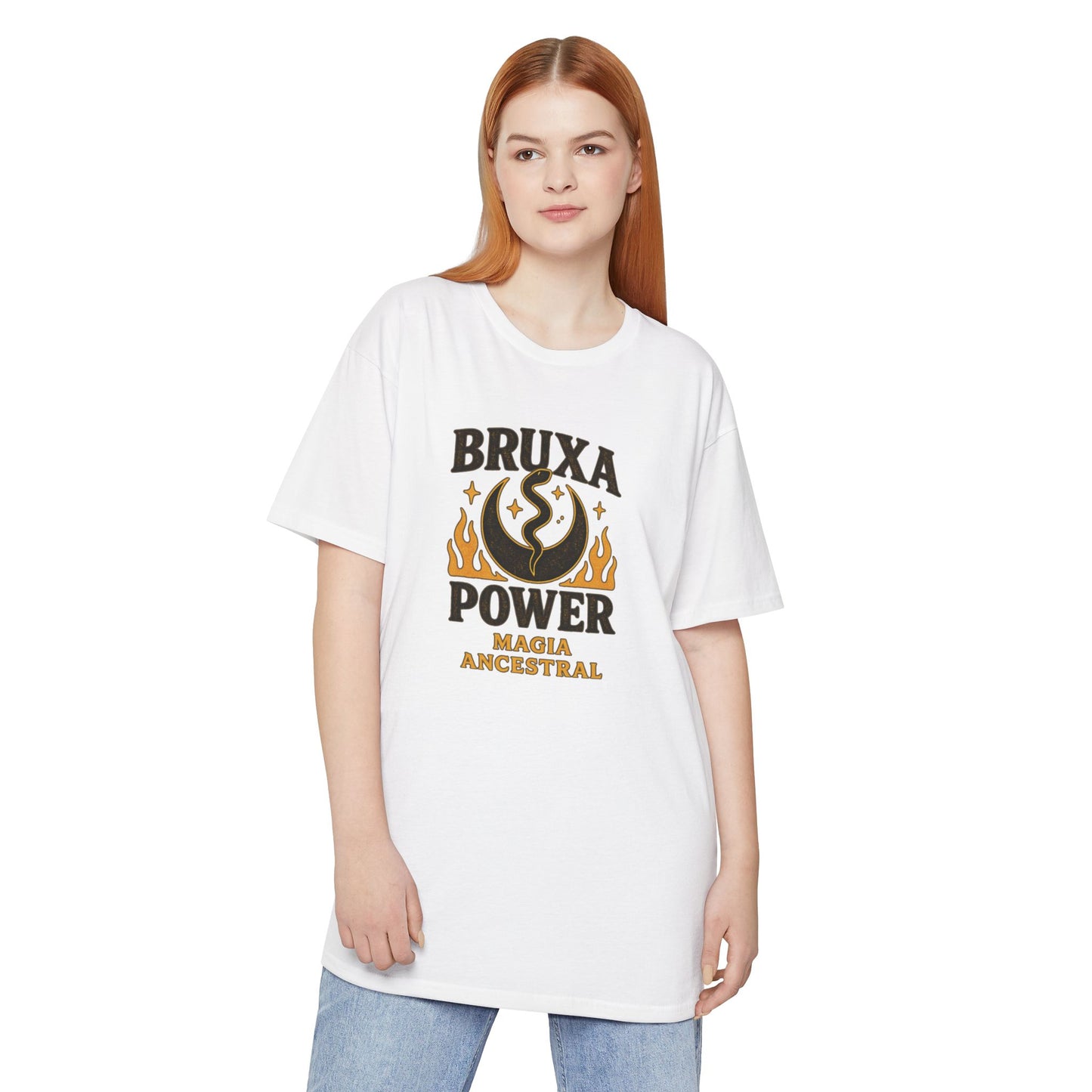 Bruxa Power Graphic Tee — Magia Ancestral Witchy T‑Shirt