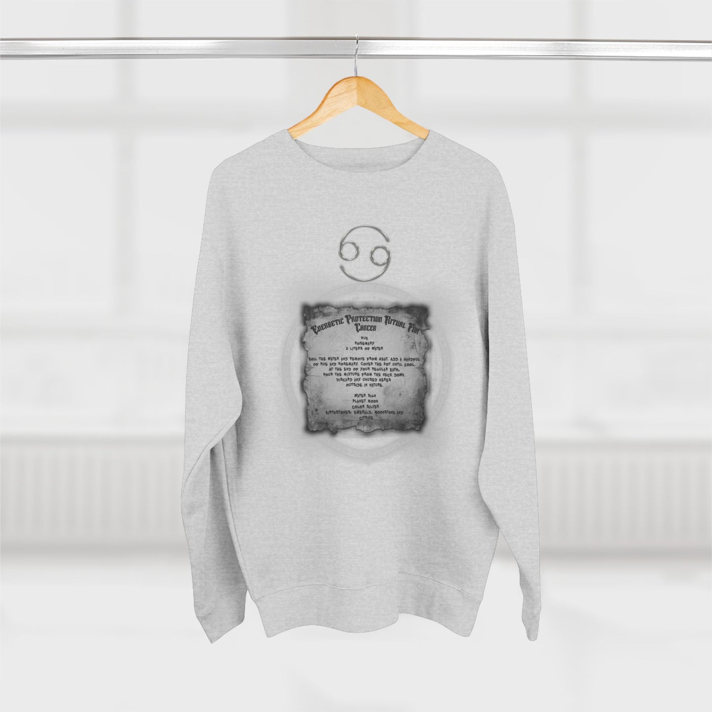 Cancer Protection Ritual Graphic Sweatshirt - Brazilian Folk Magik