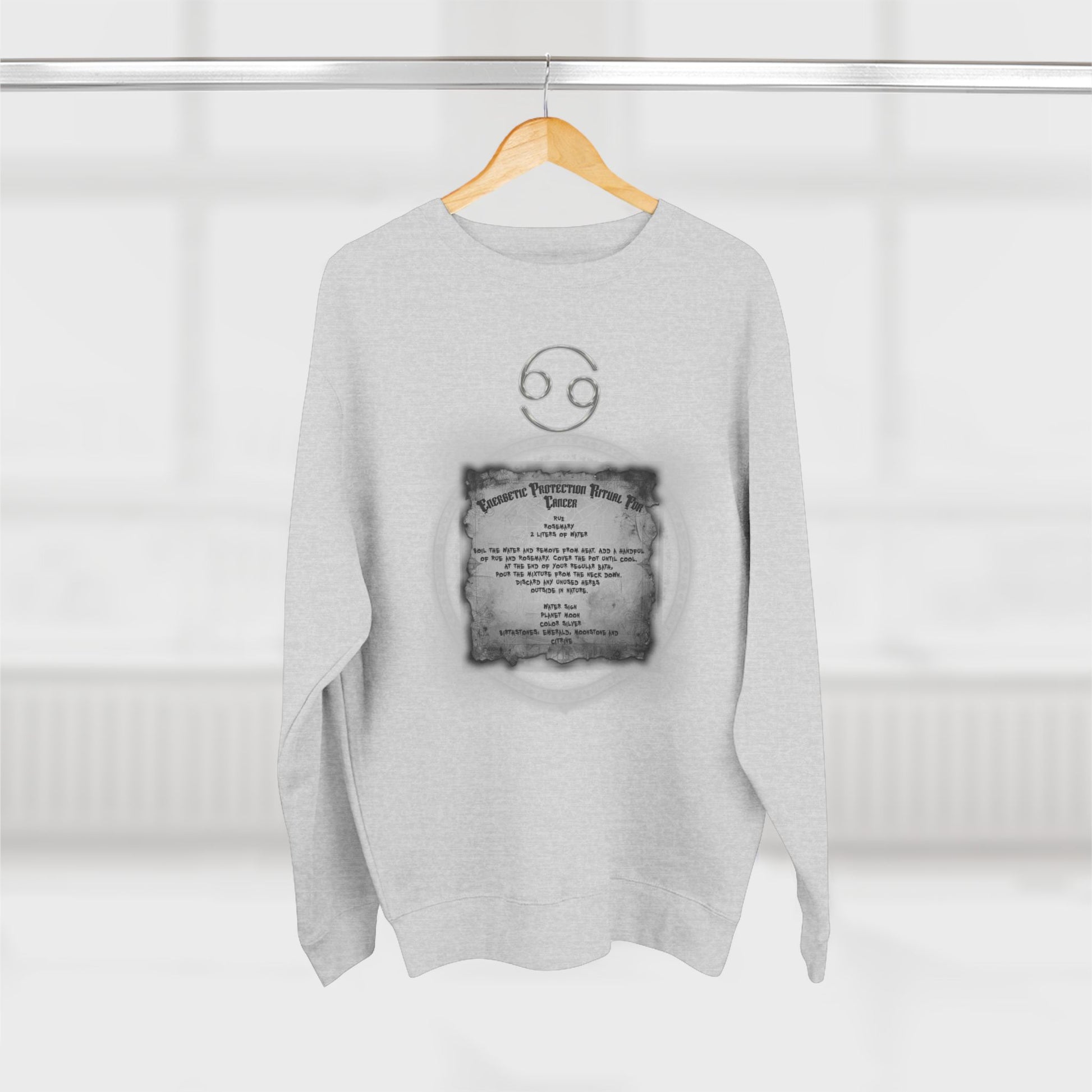 Cancer Protection Ritual Graphic Sweatshirt - Brazilian Folk Magik