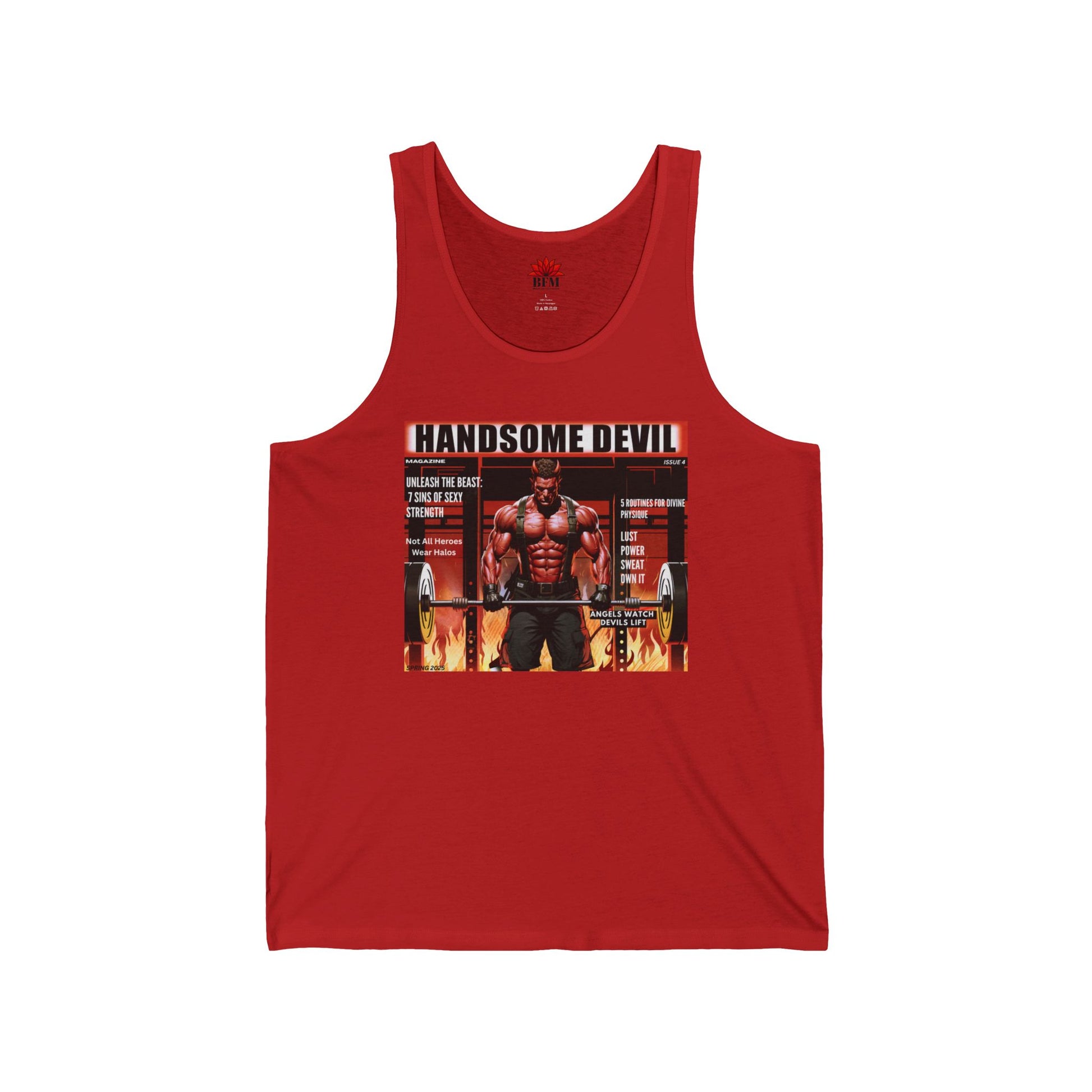 Handsome Devil Jersey Tank - Workout & Gym Apparel - Brazilian Folk Magik