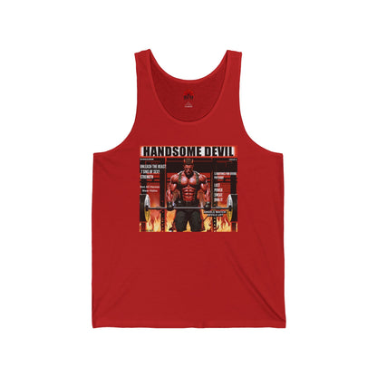 Handsome Devil Jersey Tank - Workout & Gym Apparel - Brazilian Folk Magik