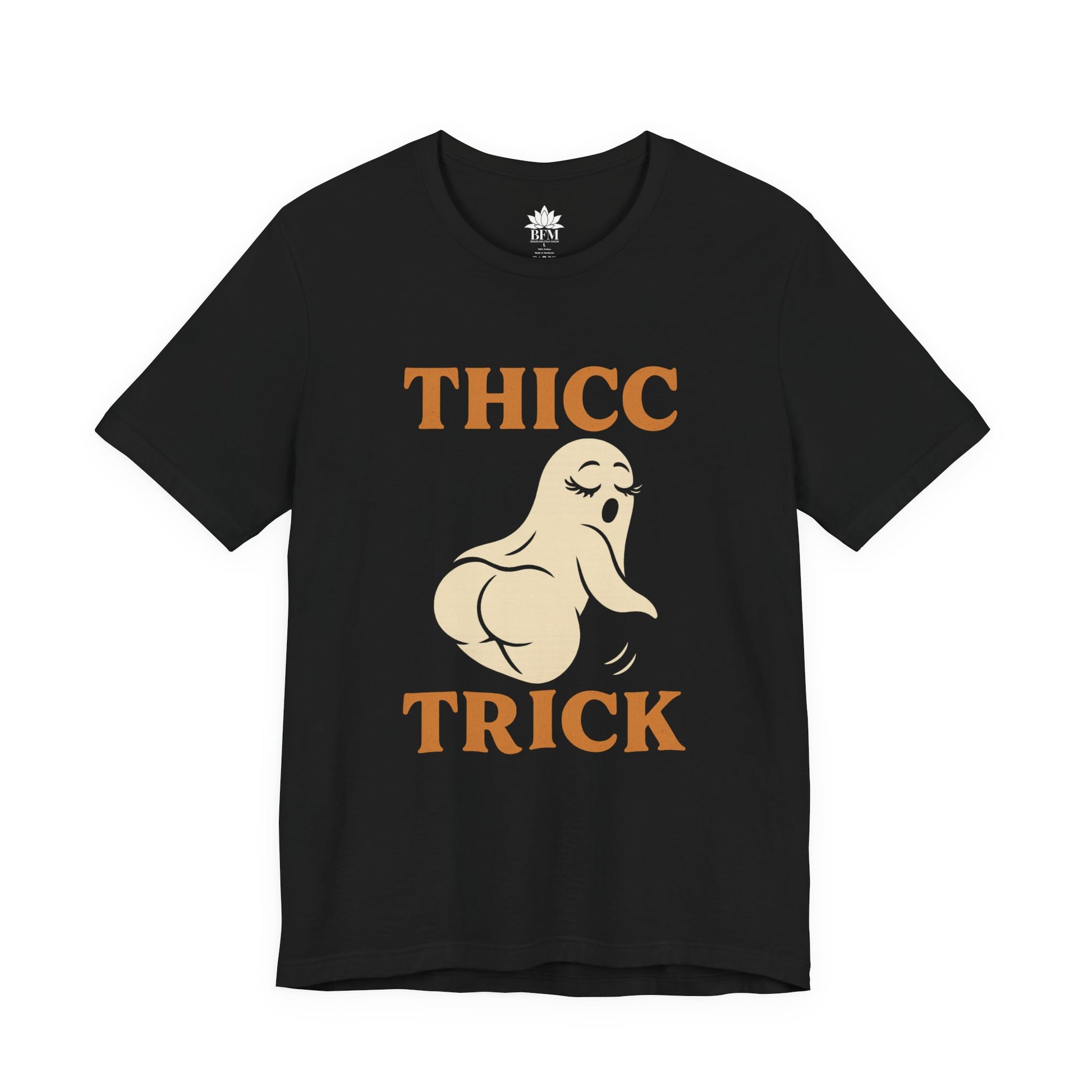 Thicc Trick Tee | Funny Ghost Shirt - Brazilian Folk Magik
