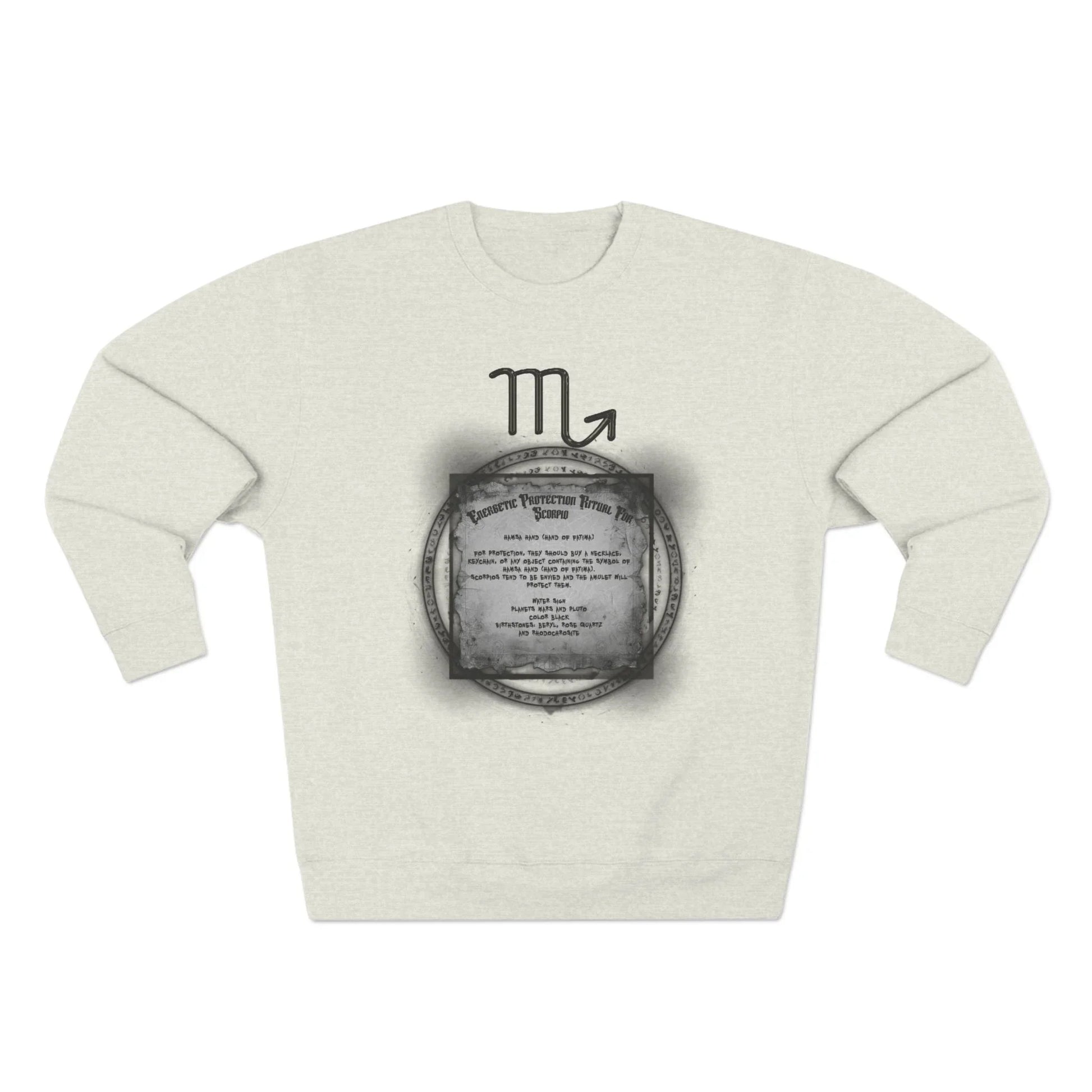 Scorpio Protection Ritual Graphic Sweatshirt - Brazilian Folk Magik