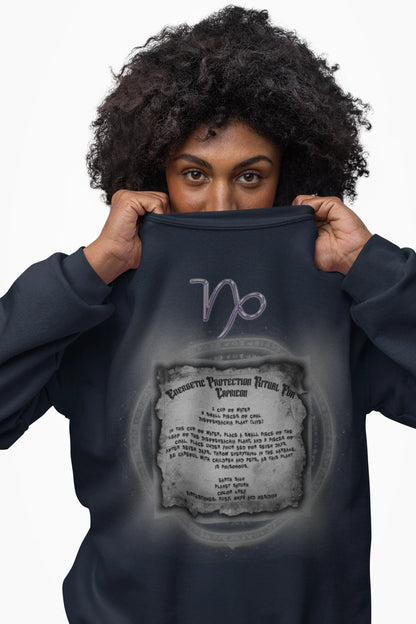 Capricorn Protection Ritual Graphic Sweatshirt - Brazilian Folk Magik