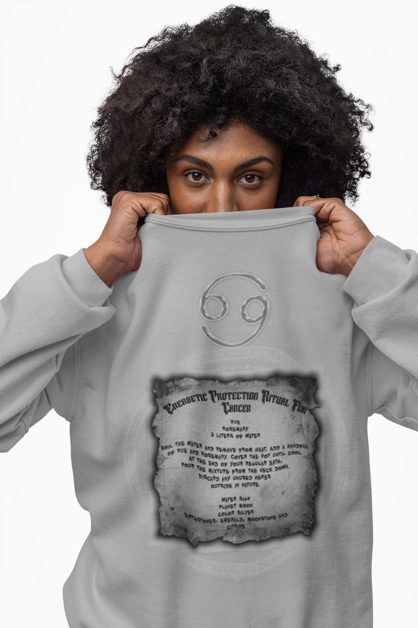 Cancer Protection Ritual Graphic Sweatshirt - Brazilian Folk Magik