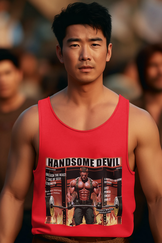 Handsome Devil Jersey Tank - Workout & Gym Apparel - Brazilian Folk Magik