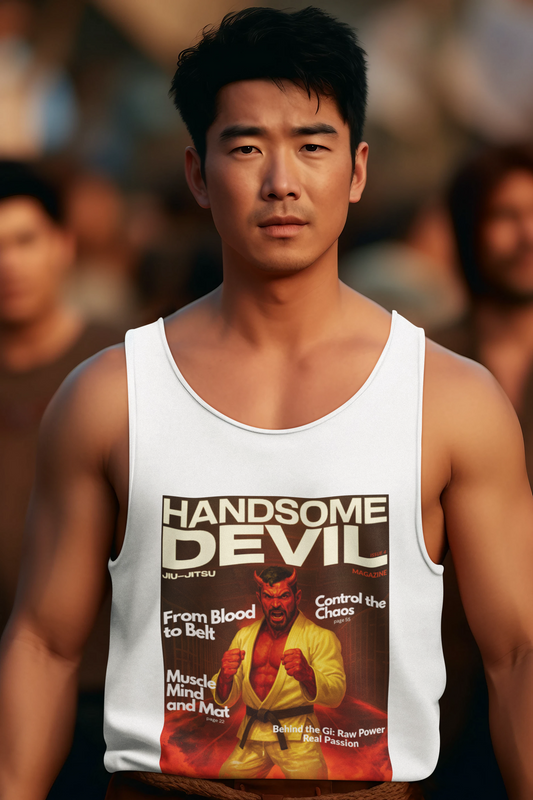 Handsome Devil Jersey Tank - Workout & Gym Apparel - Brazilian Folk Magik