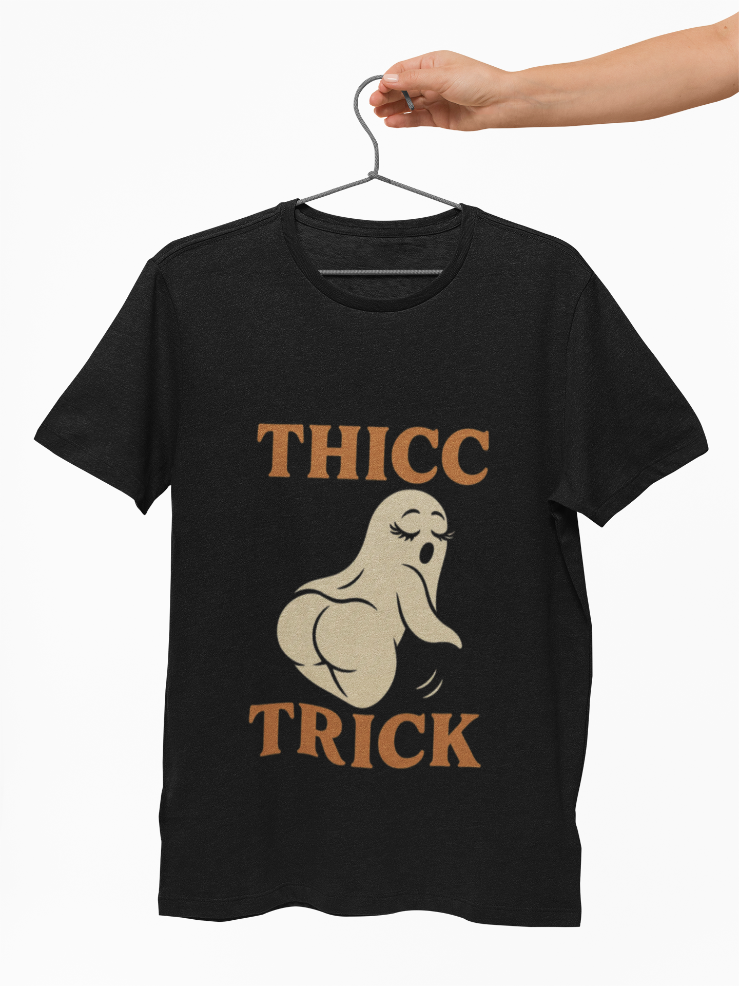 Thicc Trick Tee | Funny Ghost Shirt - Brazilian Folk Magik