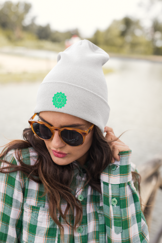 Boho Embroidered Knit Heart – OPEN∆