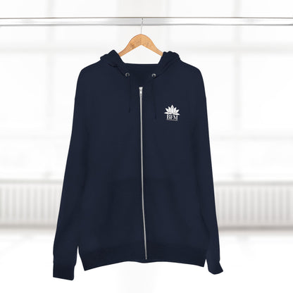 Pisces Zodiac Zip Hoodie — Twin Koi Fish Astrology Design
