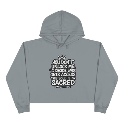 Sacred Soul Crop Hoodie