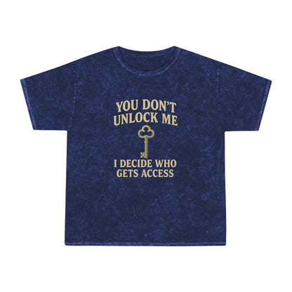 You Don't Unlock me - Mineral Wash T-Shirt - Brazilian Folk Magik