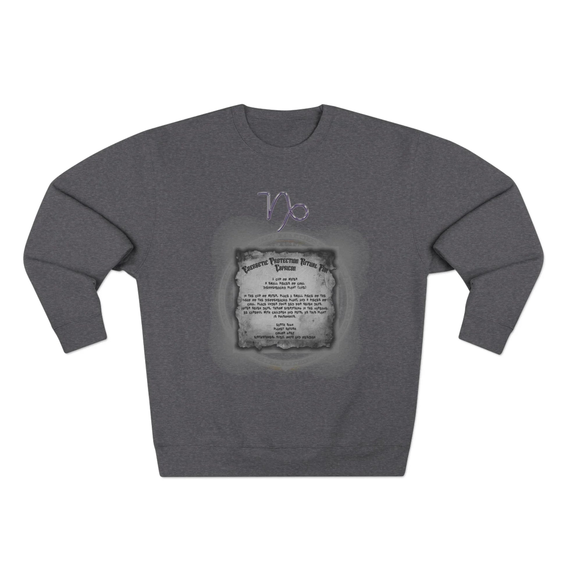 Capricorn Protection Ritual Graphic Sweatshirt - Brazilian Folk Magik