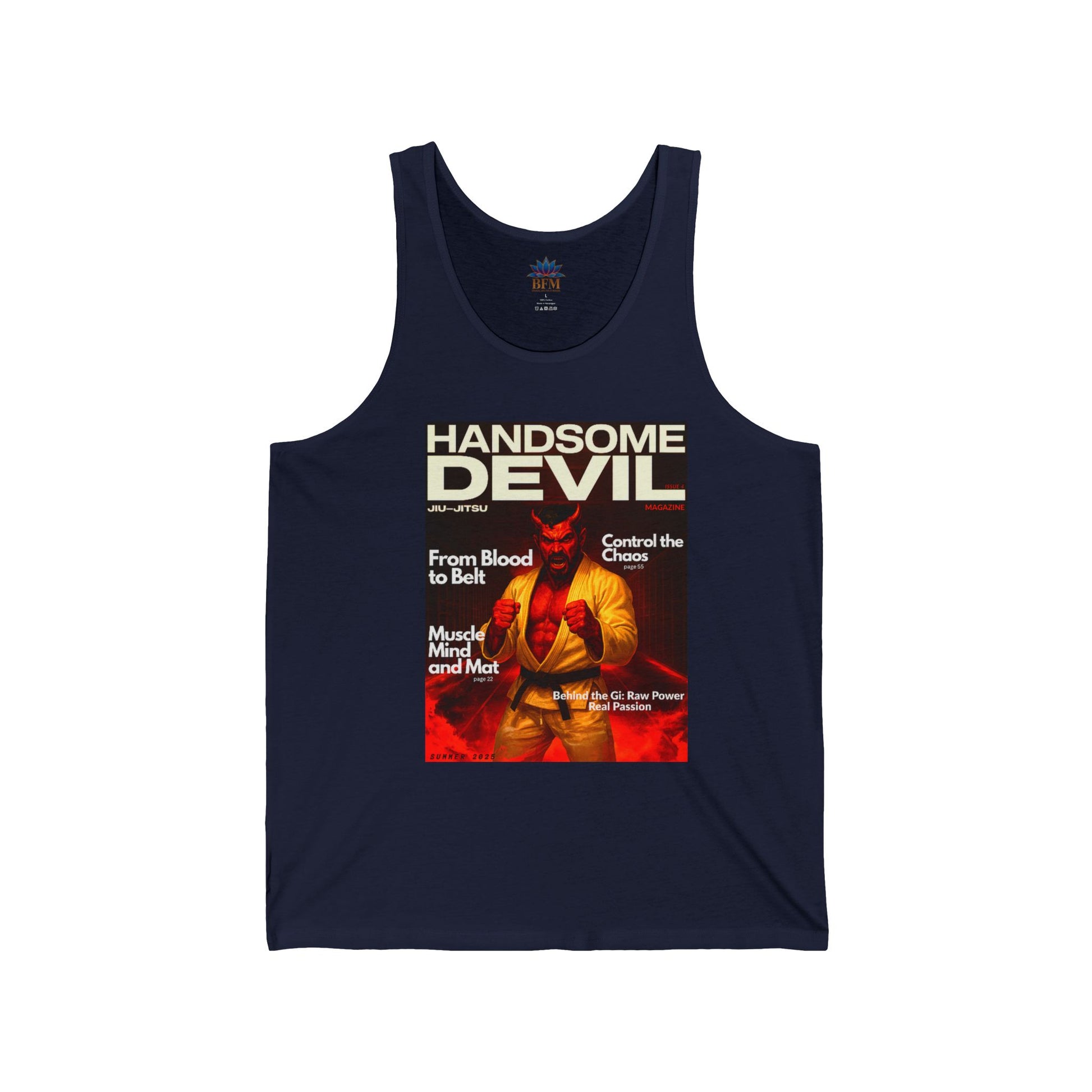 Handsome Devil Jersey Tank - Workout & Gym Apparel - Brazilian Folk Magik