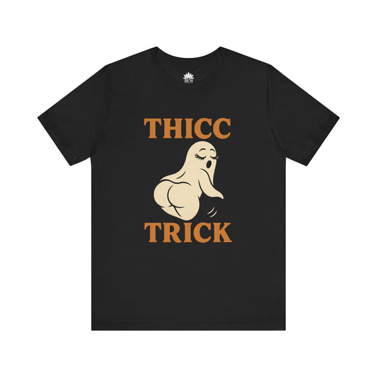 Thicc Trick Tee | Funny Ghost Shirt - Brazilian Folk Magik