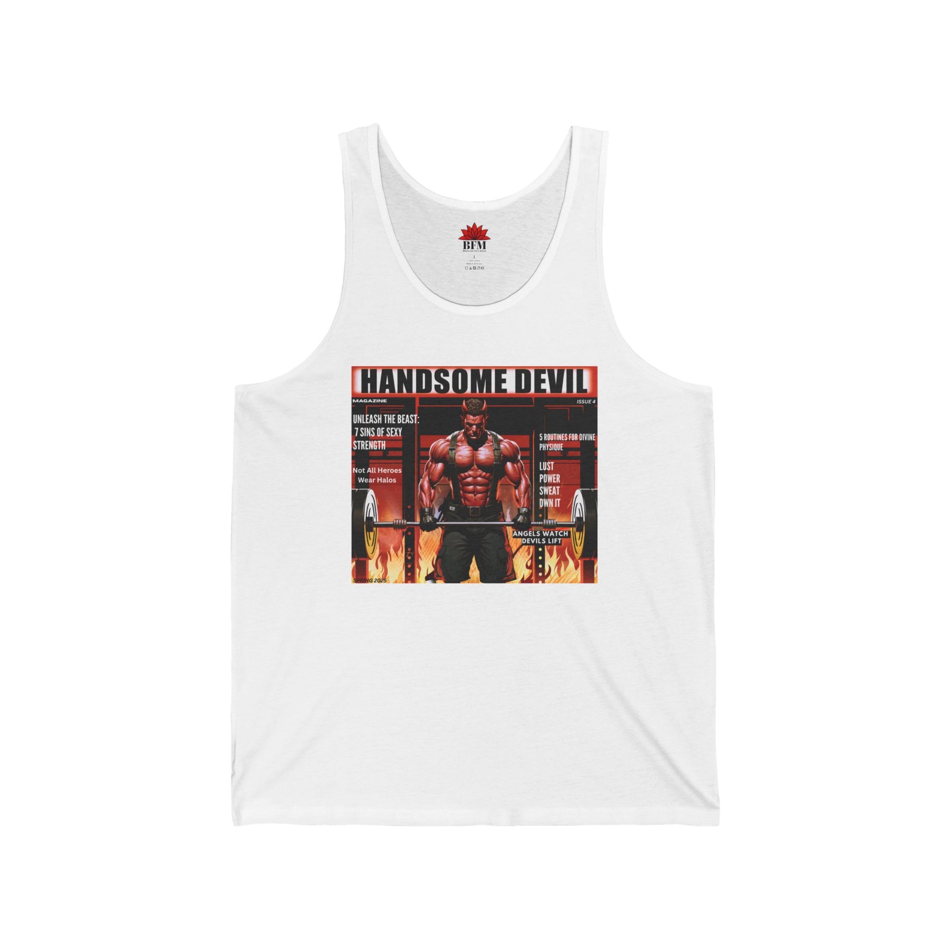Handsome Devil Jersey Tank - Workout & Gym Apparel - Brazilian Folk Magik
