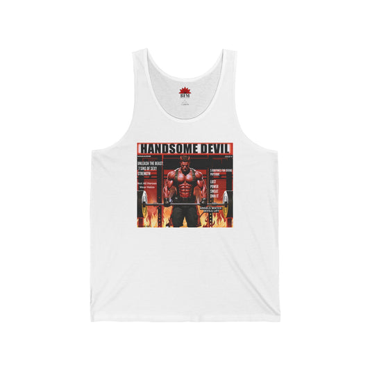 Handsome Devil Jersey Tank - Workout & Gym Apparel - Brazilian Folk Magik