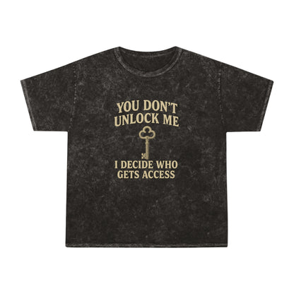 You Don't Unlock me - Mineral Wash T-Shirt - Brazilian Folk Magik