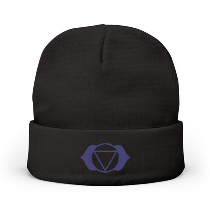 Boho Embroidered Knit Beanie Third Eye – VISION∆RY