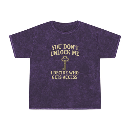 You Don't Unlock me - Mineral Wash T-Shirt - Brazilian Folk Magik