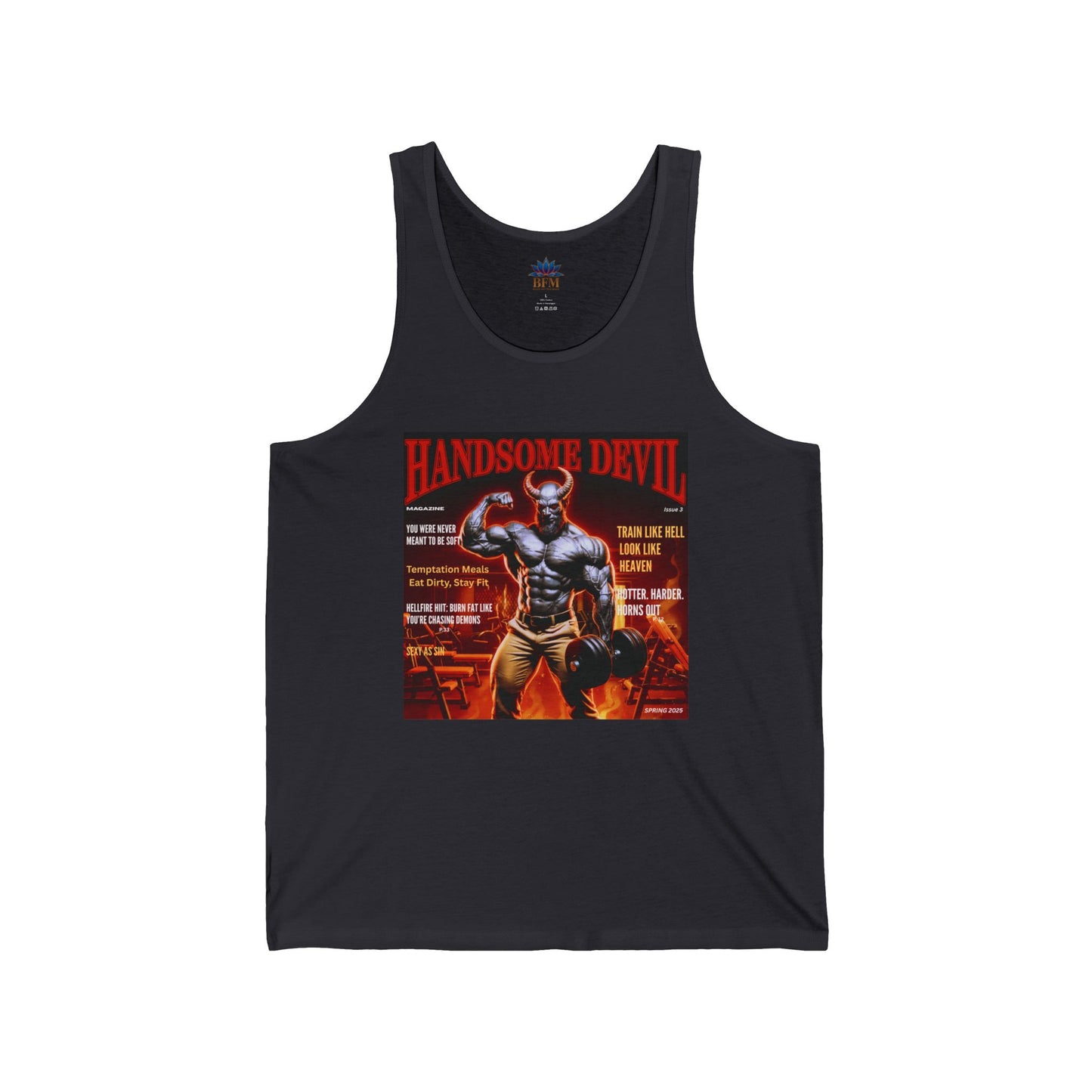 Handsome Devil Jersey Tank - Workout & Gym Apparel