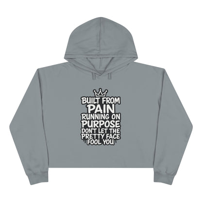 Built from Pain Crop Hoodie