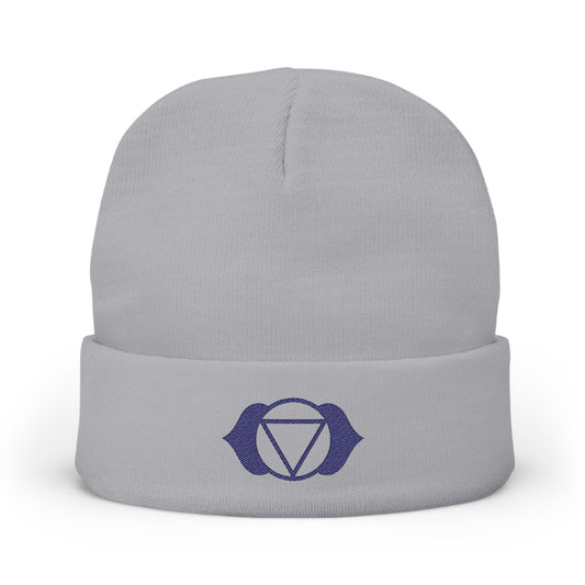 Boho Embroidered Knit Beanie Third Eye – VISION∆RY
