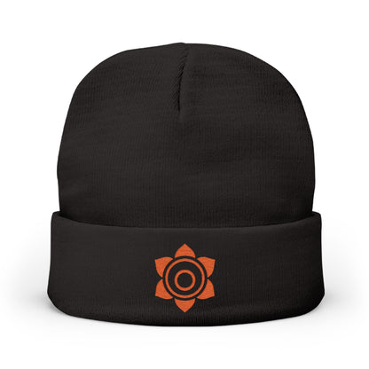 Boho Embroidered Knit Beanie Sacral – FL∆ME