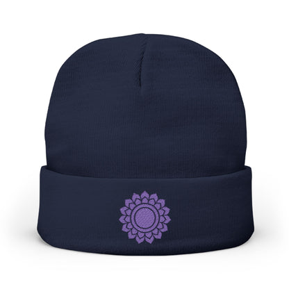 Boho Embroidered Knit Beanie Crown – ASCEND∆
