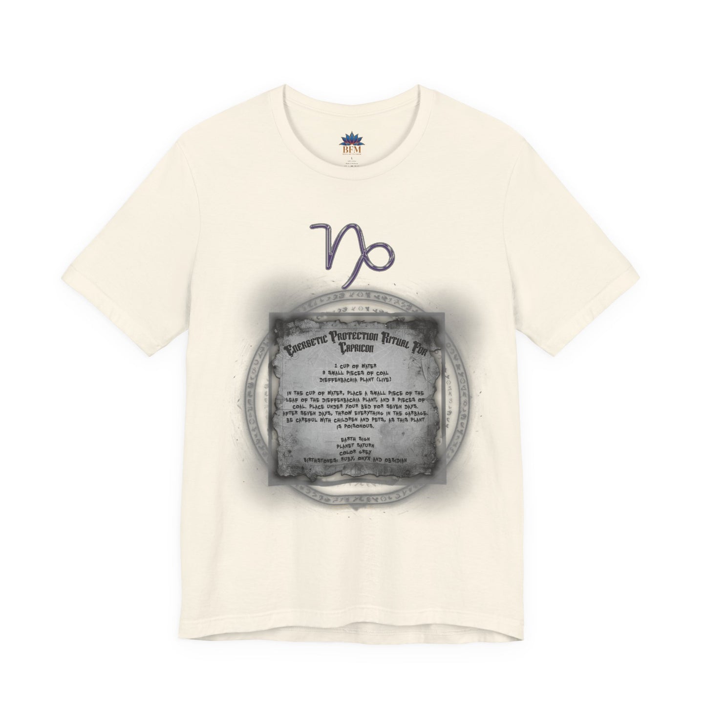 CAPRICORN ENERGETIC RITUAL TEE - Brazilian Folk Magik