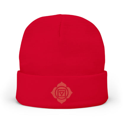 Boho Embroidered Knit Beanie Root – GROUND∆D