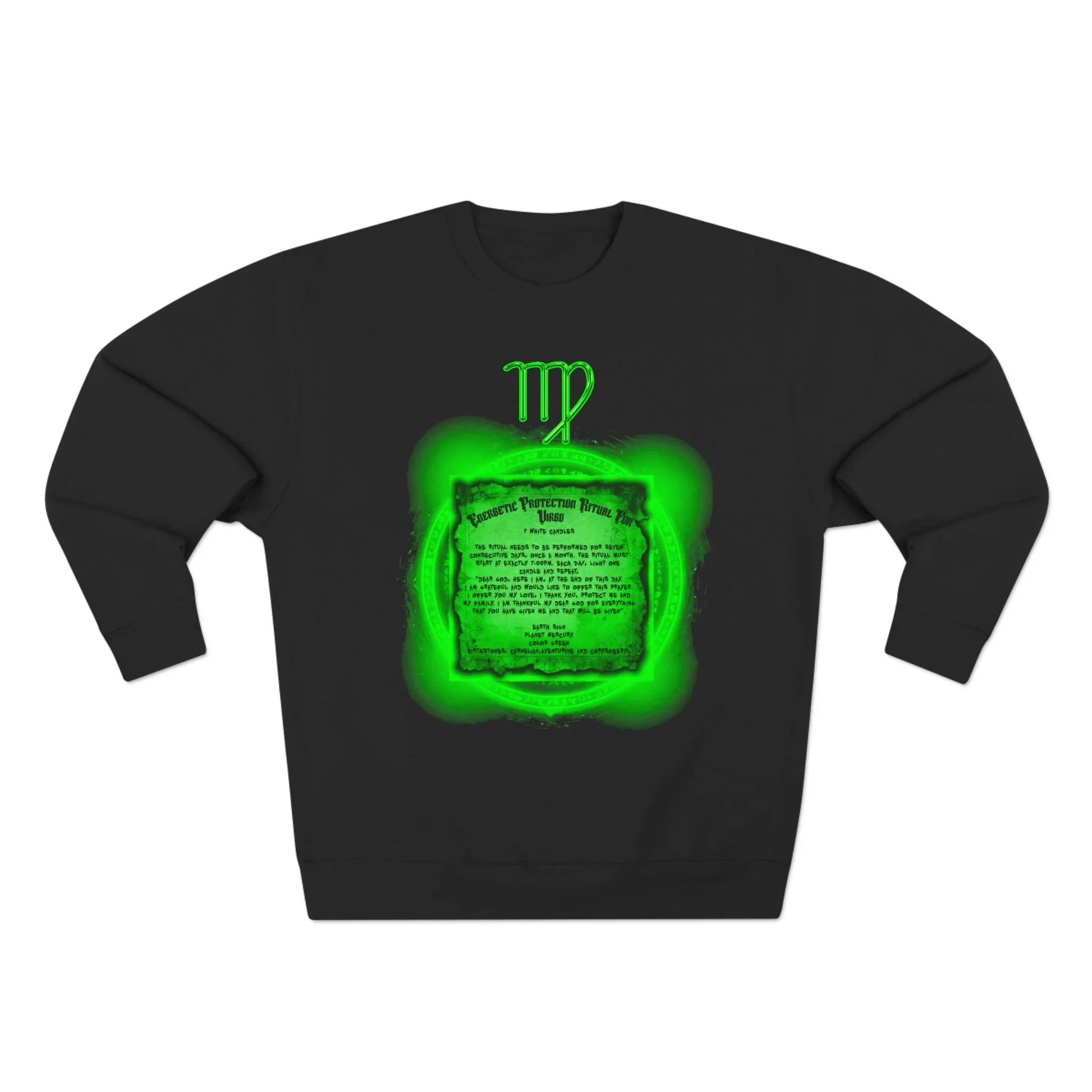 Virgo Protection Ritual Graphic Sweatshirt - Brazilian Folk Magik
