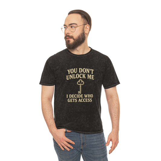 You Don't Unlock me - Mineral Wash T-Shirt - Brazilian Folk Magik