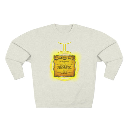 Gemini Protection Ritual Graphic Sweatshirt - Brazilian Folk Magik