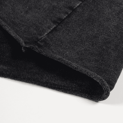 Unisex Cropped Snow Washed T-shirt(285GSM)